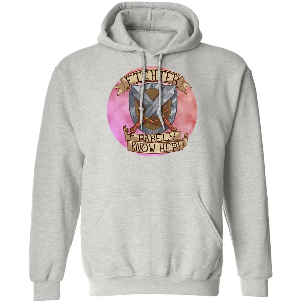 Fighter   I Barely Know Her Classic Unisex Hoodie - 8