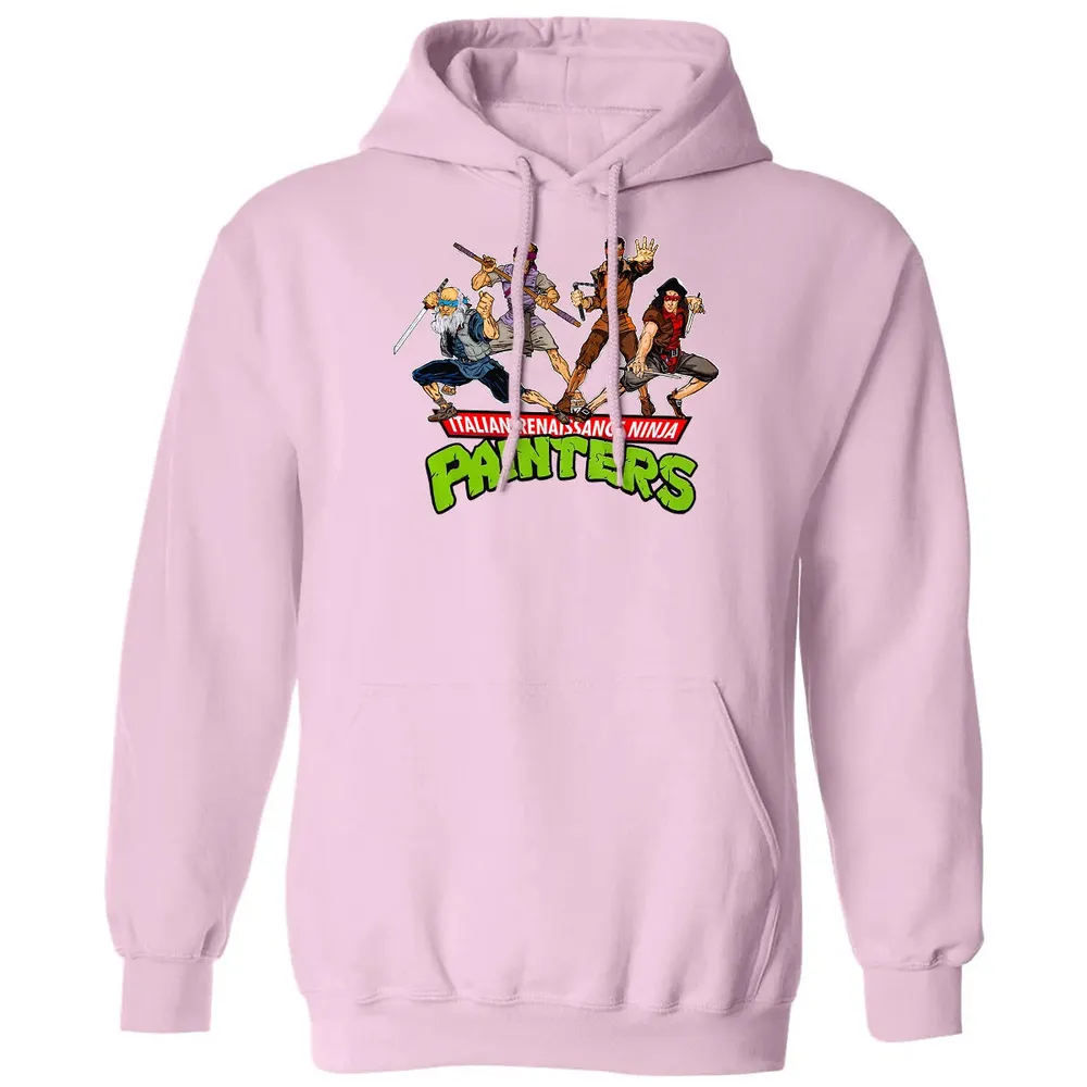 Italian Renaissance Ninja Painter Classic Unisex Hoodie - 3