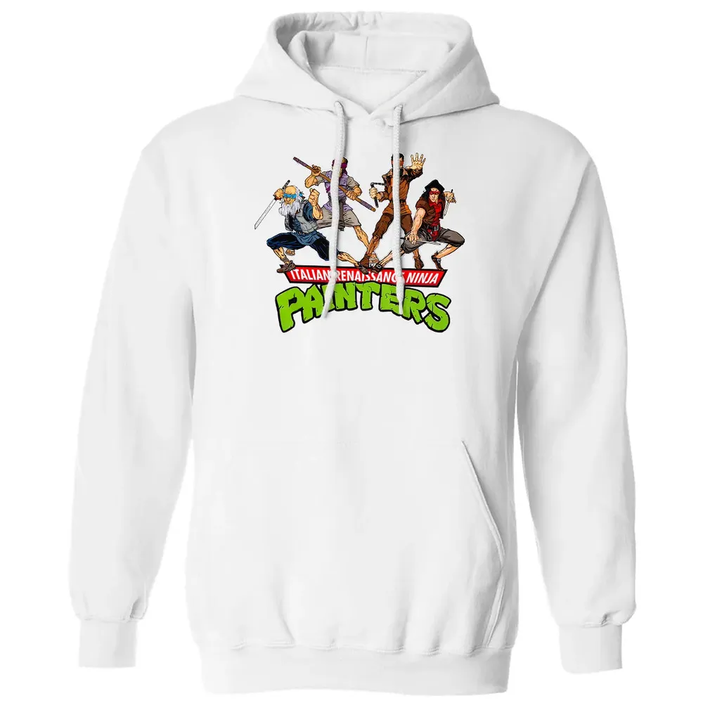 Italian Renaissance Ninja Painter Classic Unisex Hoodie - 11