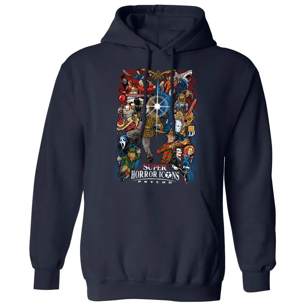 Super Horror Icons Classic Unisex Hoodie - 2