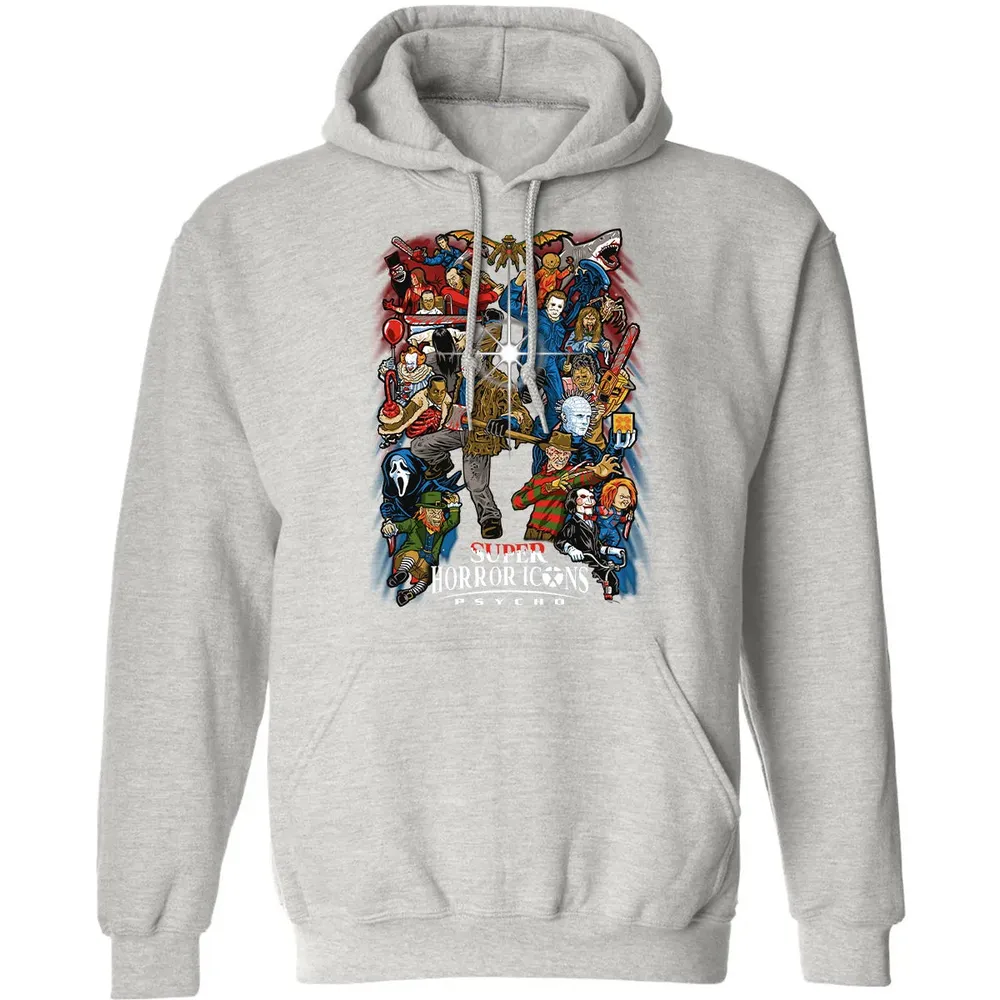 Super Horror Icons Classic Unisex Hoodie - 8