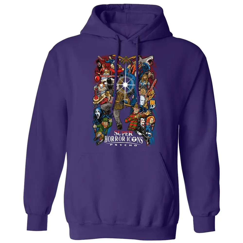 Super Horror Icons Classic Unisex Hoodie - 6