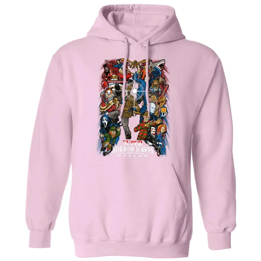 Super Horror Icons Classic Unisex Hoodie - 3