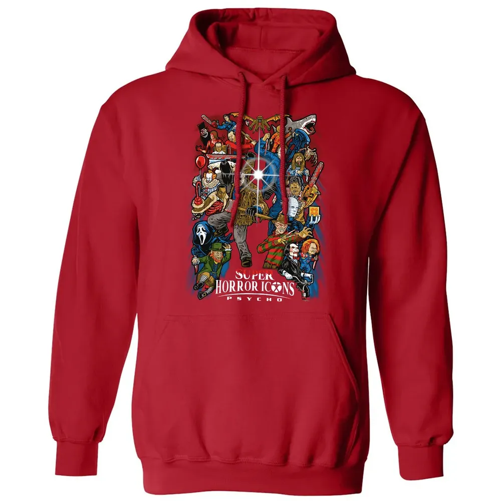 Super Horror Icons Classic Unisex Hoodie - 5