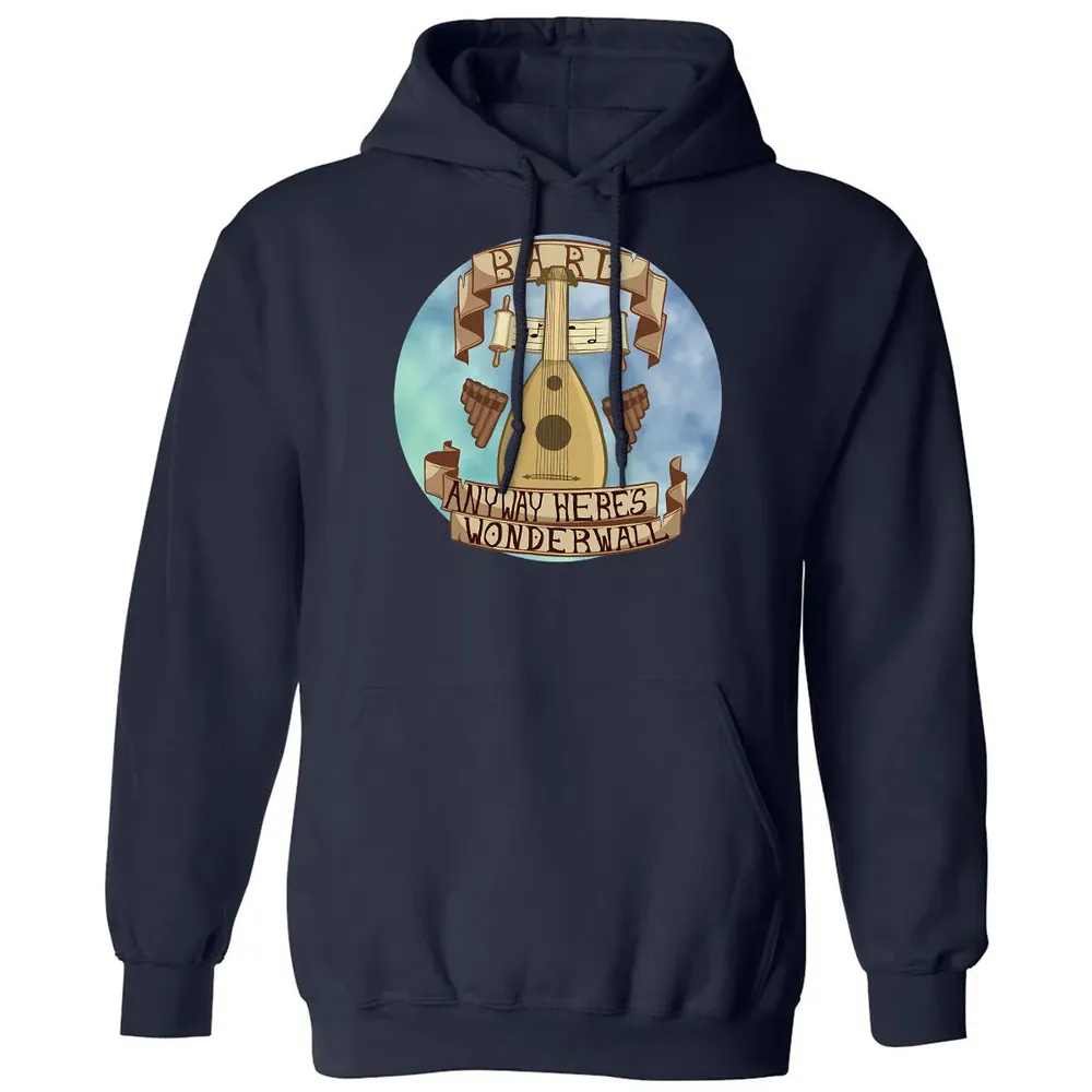 Bard   Anyway Here Wonderwall Classic Unisex Hoodie - 2