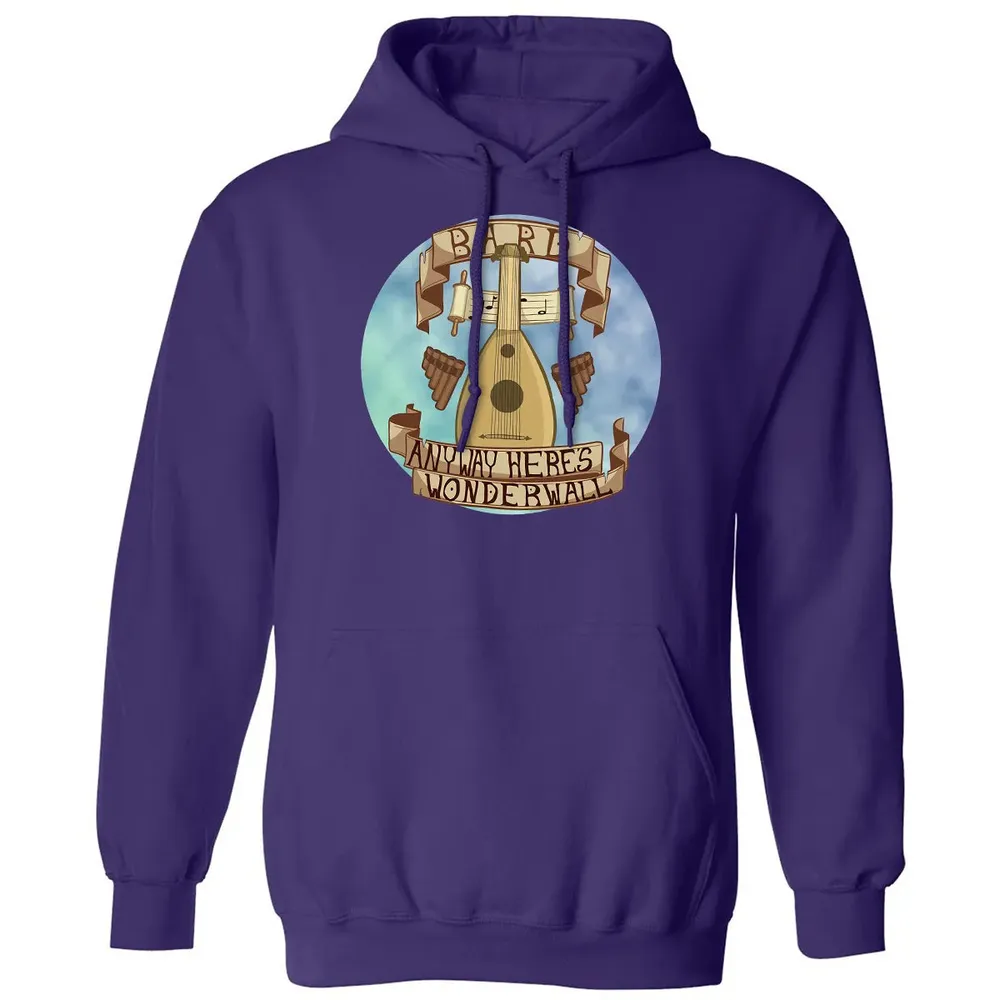 Bard   Anyway Here Wonderwall Classic Unisex Hoodie - 6