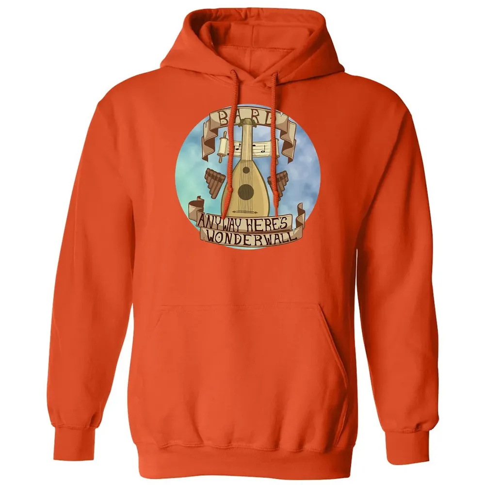 Bard   Anyway Here Wonderwall Classic Unisex Hoodie - 10