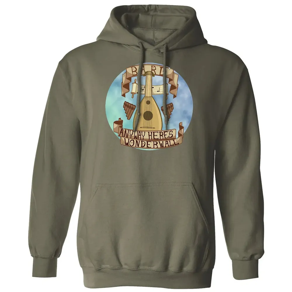 Bard   Anyway Here Wonderwall Classic Unisex Hoodie - 4