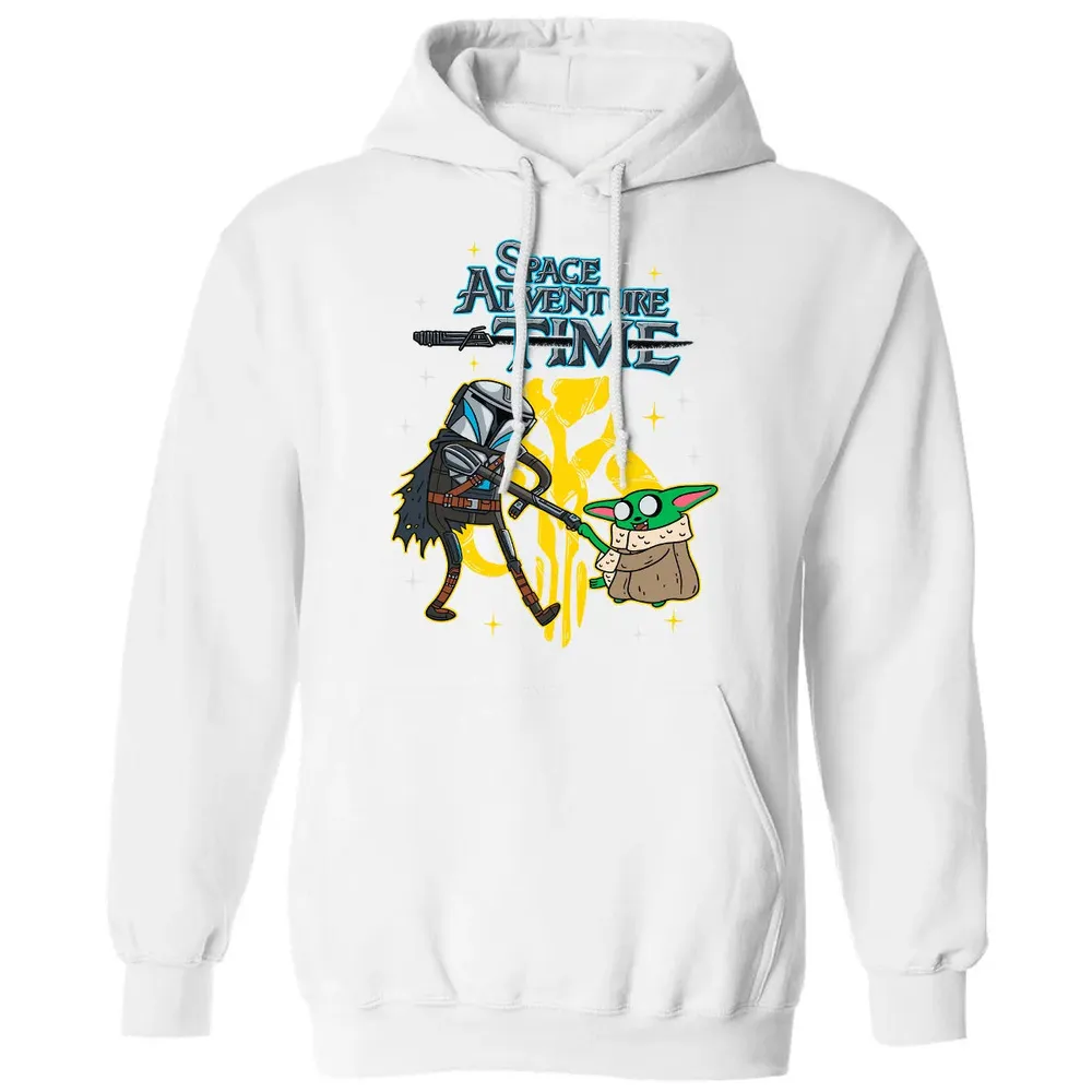 Space Adventure Time Classic Unisex Hoodie - 11
