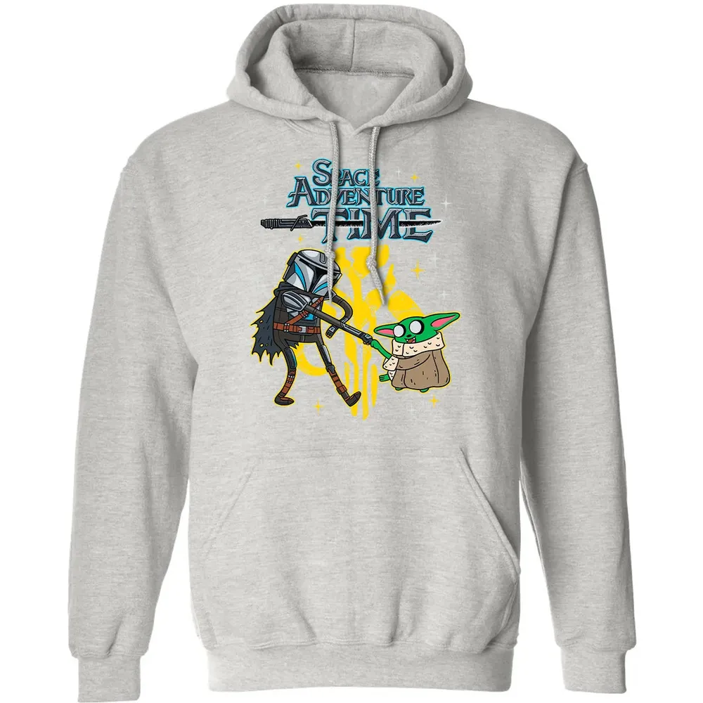 Space Adventure Time Classic Unisex Hoodie - 8