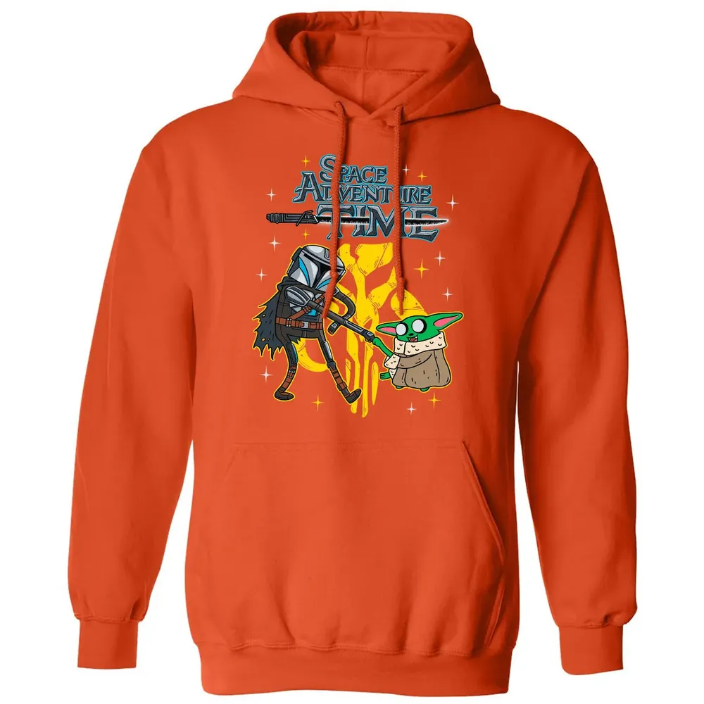 Space Adventure Time Classic Unisex Hoodie - 10