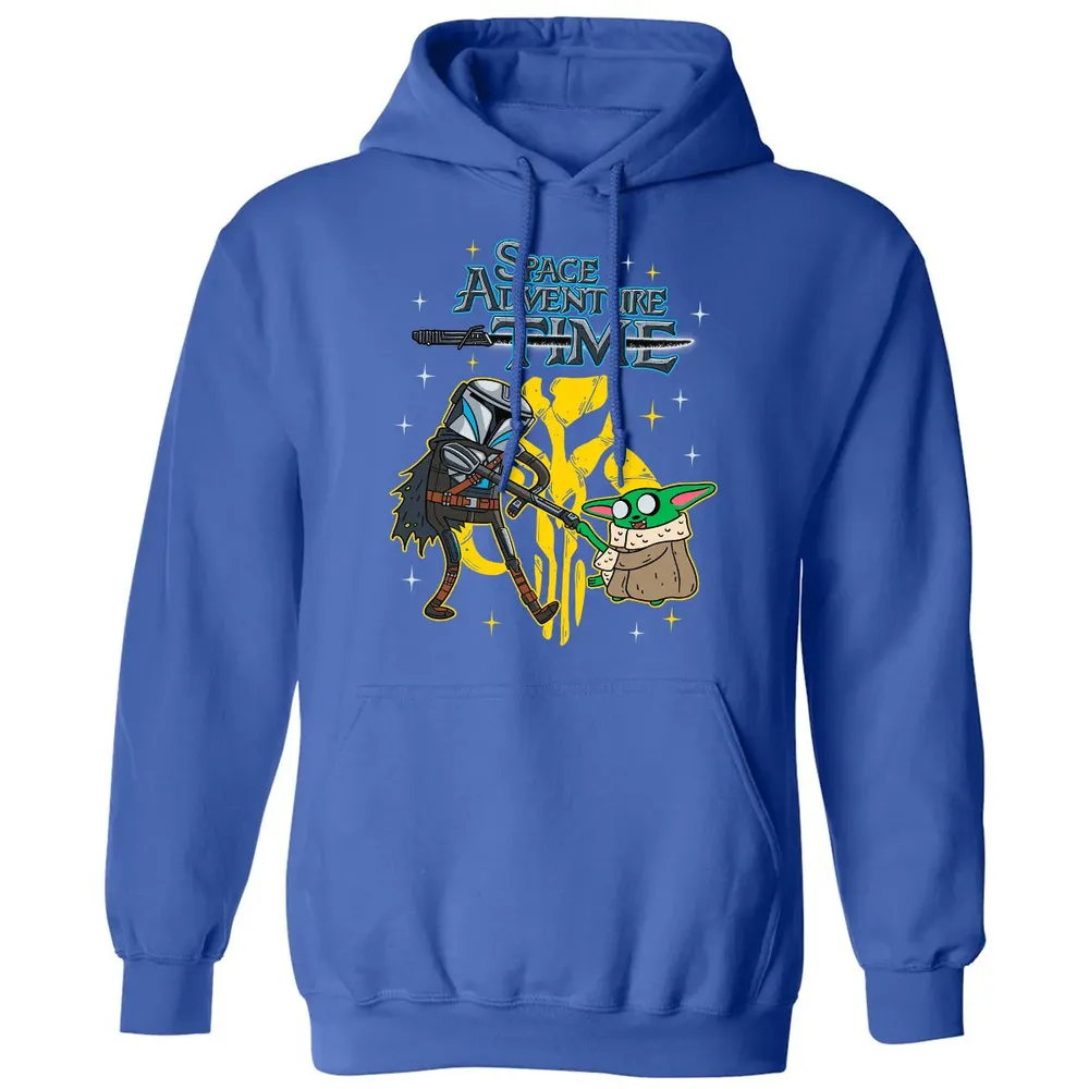 Space Adventure Time Classic Unisex Hoodie - 9