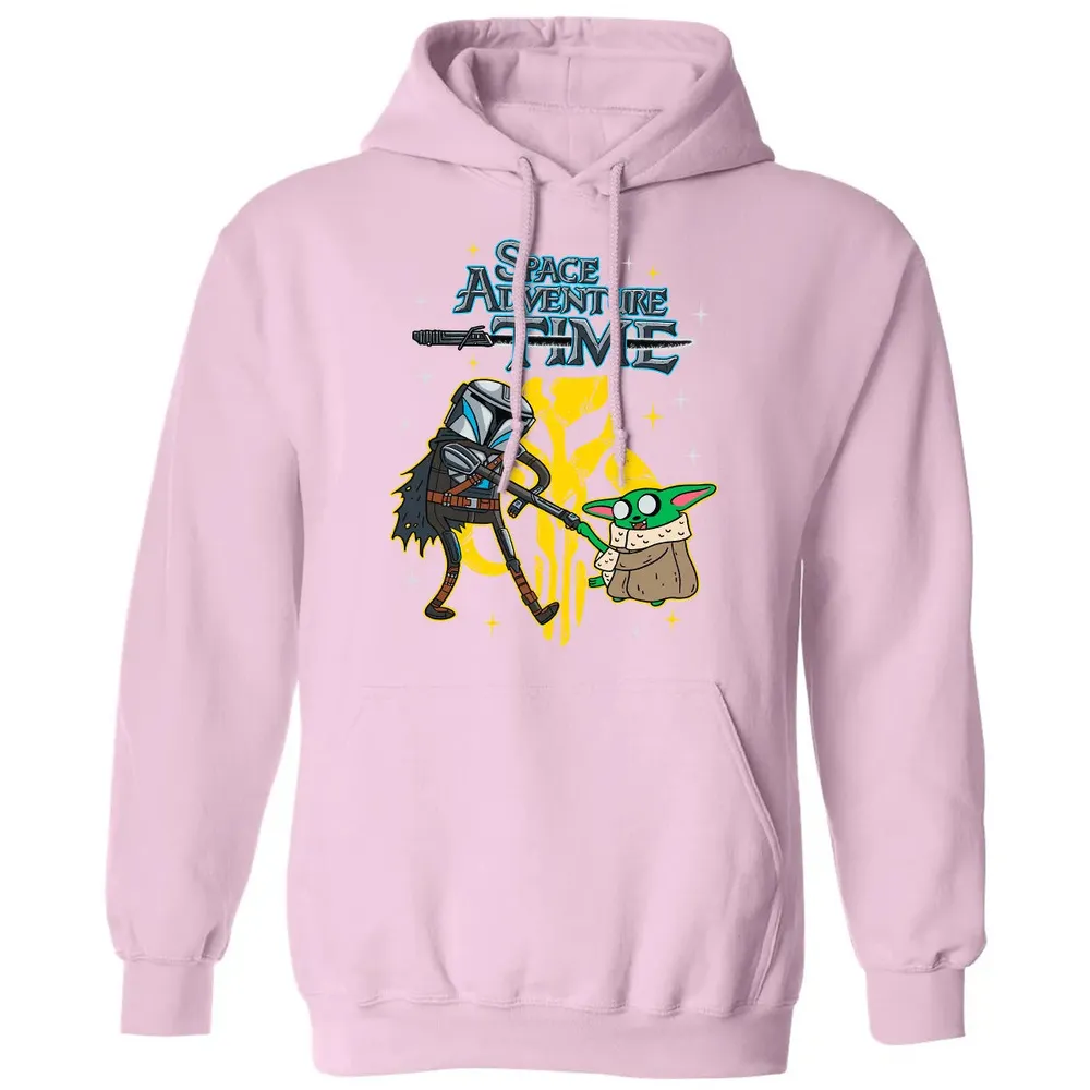 Space Adventure Time Classic Unisex Hoodie - 3