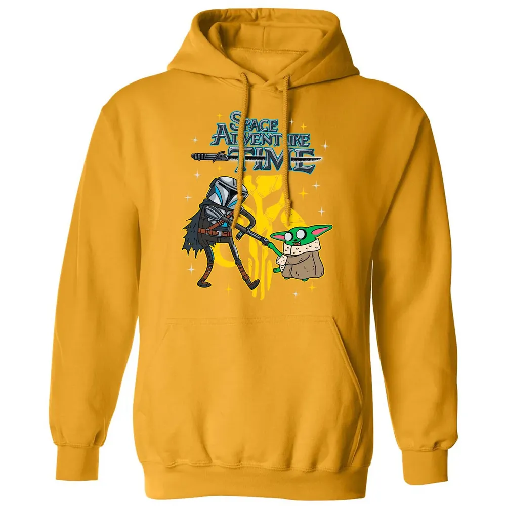 Space Adventure Time Classic Unisex Hoodie - 12