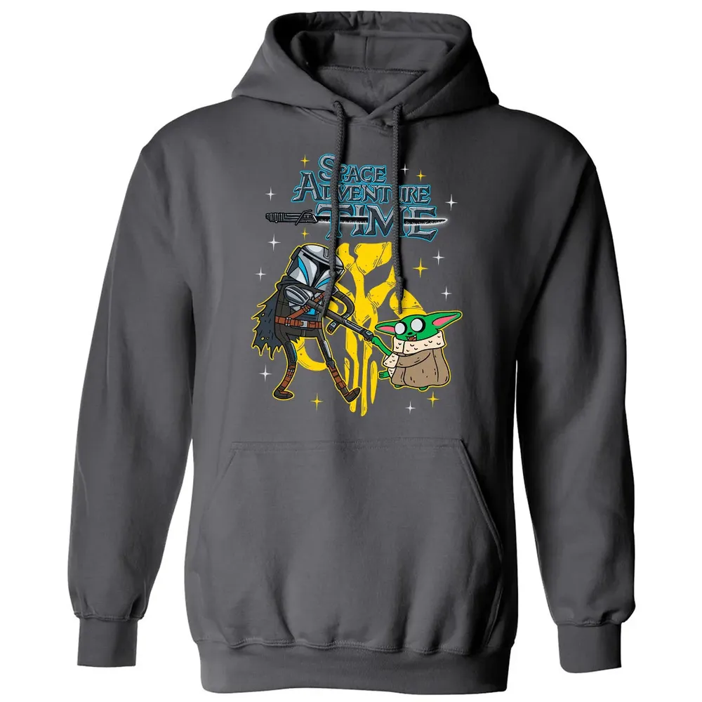Space Adventure Time Classic Unisex Hoodie - 7