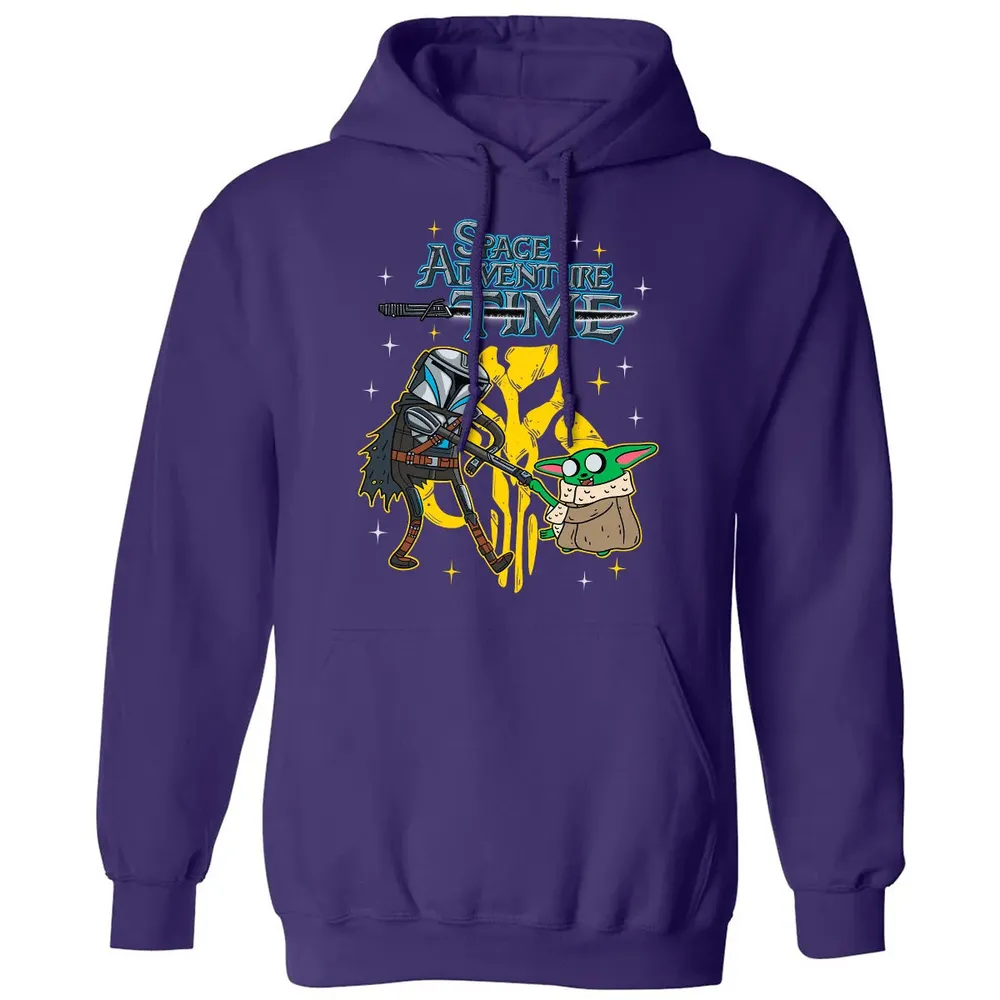 Space Adventure Time Classic Unisex Hoodie - 6