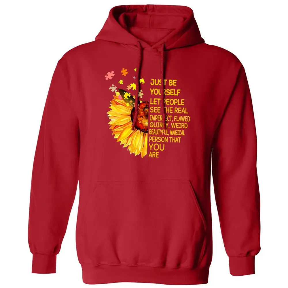 Just be yourself Classic Unisex Hoodie - 5