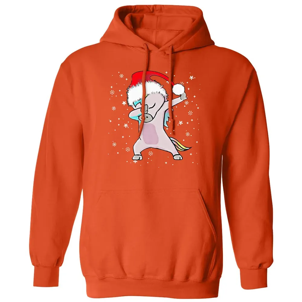 Unicorn Dabbing Christmas Classic Unisex Hoodie - 10