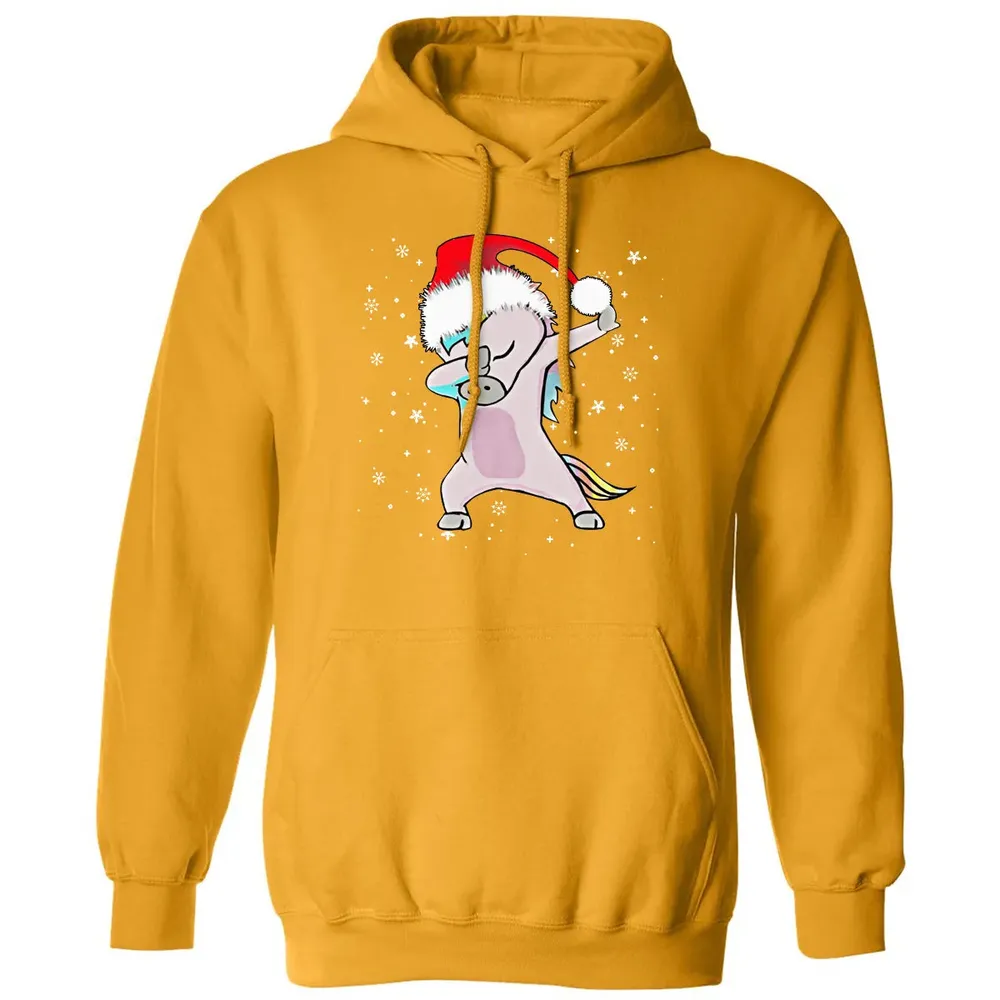 Unicorn Dabbing Christmas Classic Unisex Hoodie - 12