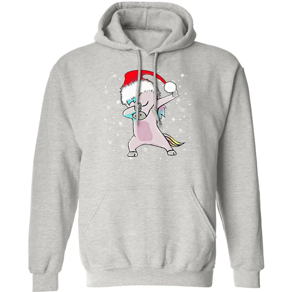 Unicorn Dabbing Christmas Classic Unisex Hoodie - 8