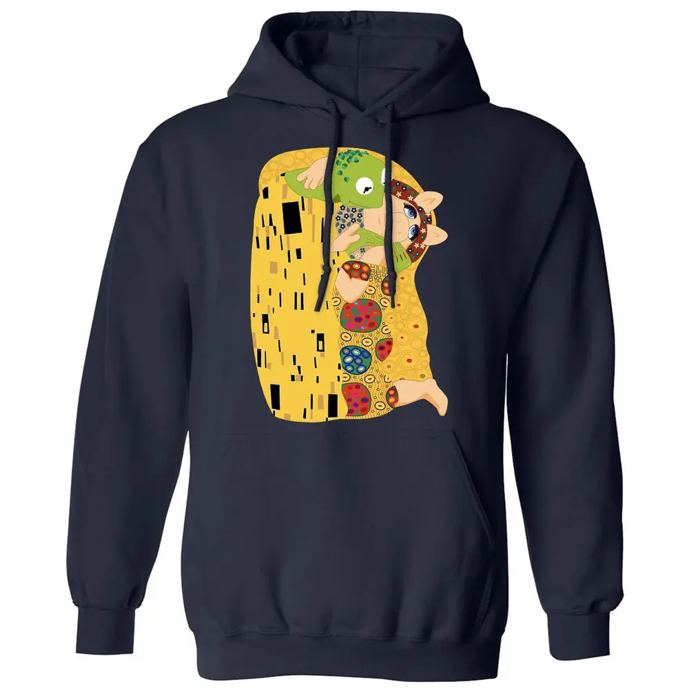 Frog Kiss Piggy Classic Unisex Hoodie - 2