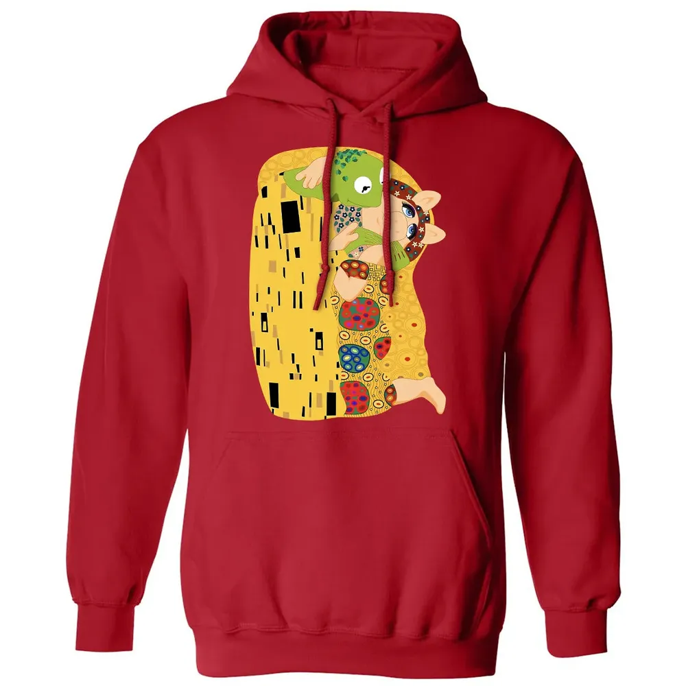 Frog Kiss Piggy Classic Unisex Hoodie - 5