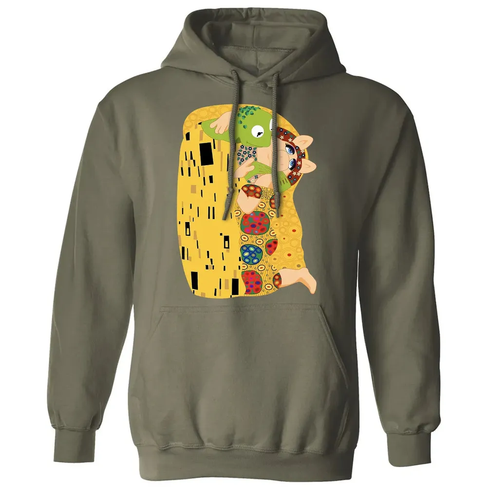 Frog Kiss Piggy Classic Unisex Hoodie - 4