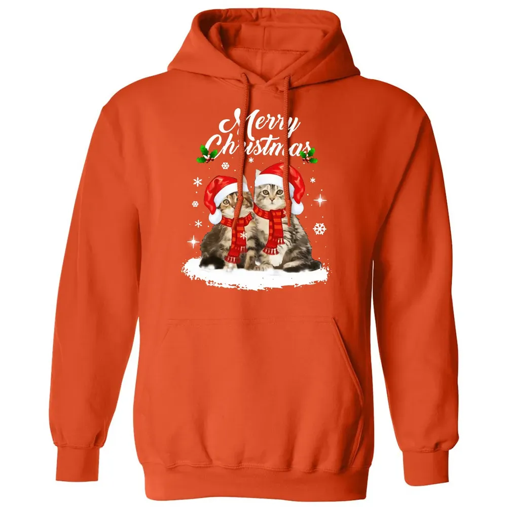 Cat Christmas Classic Unisex Hoodie - 10