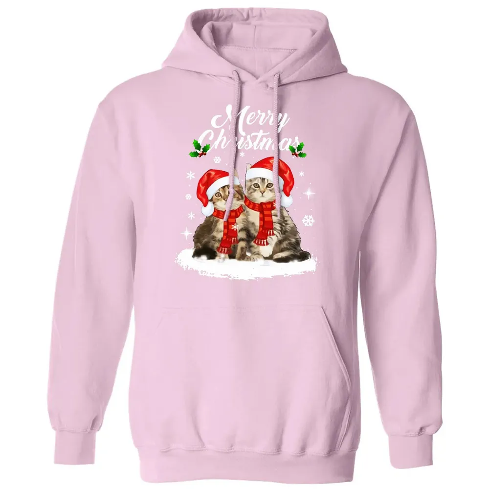 Cat Christmas Classic Unisex Hoodie - 3