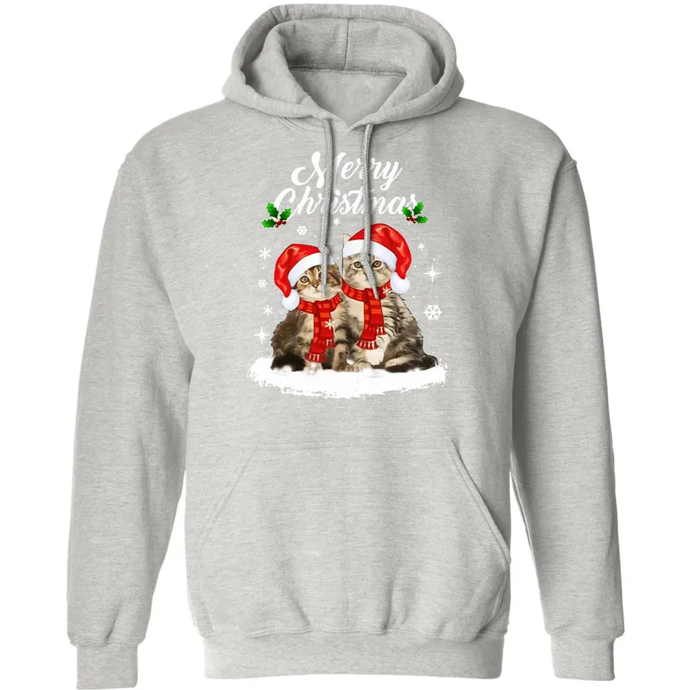 Cat Christmas Classic Unisex Hoodie - 8