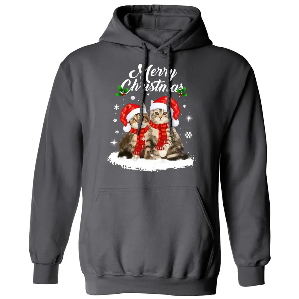 Cat Christmas Classic Unisex Hoodie - 7