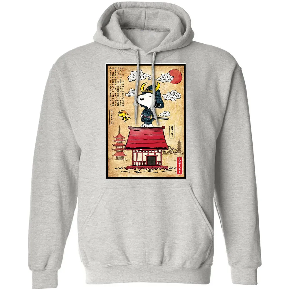 Beagle Samurai in Japan Classic Unisex Hoodie - 8