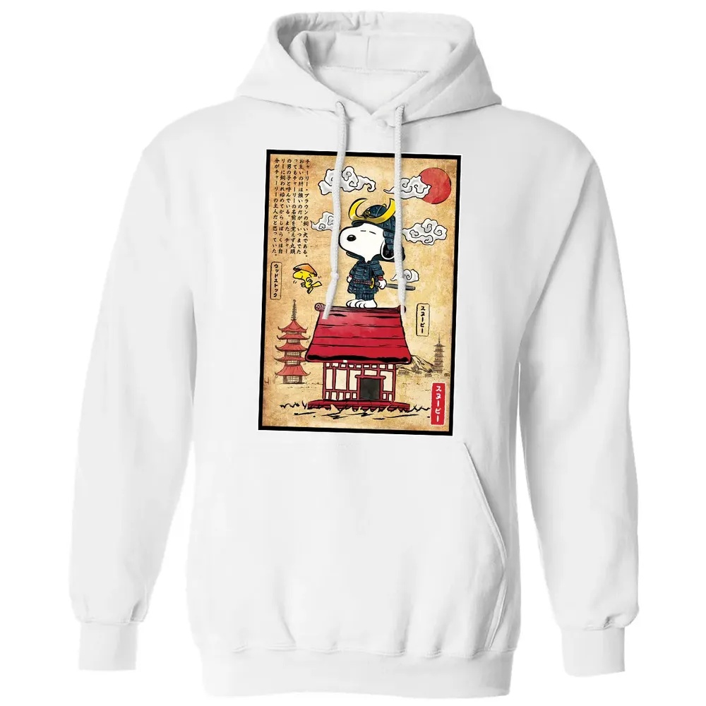 Beagle Samurai in Japan Classic Unisex Hoodie - 11