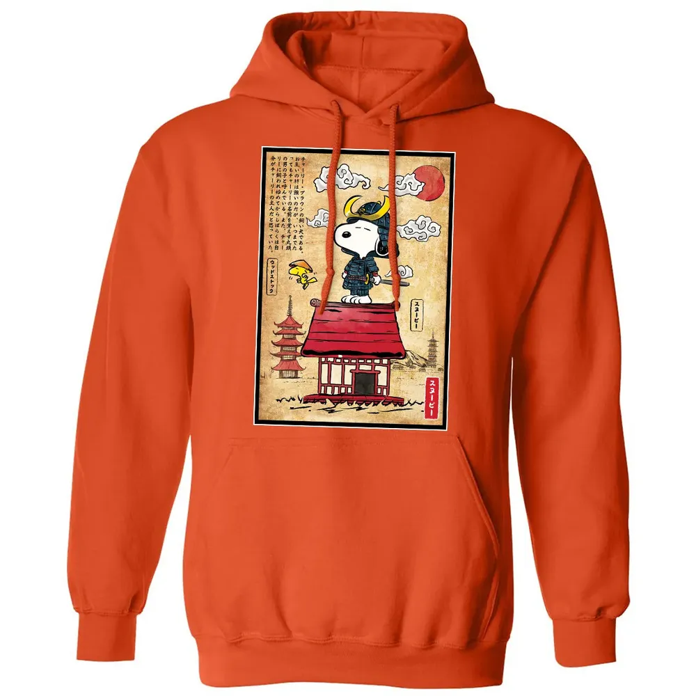 Beagle Samurai in Japan Classic Unisex Hoodie - 10