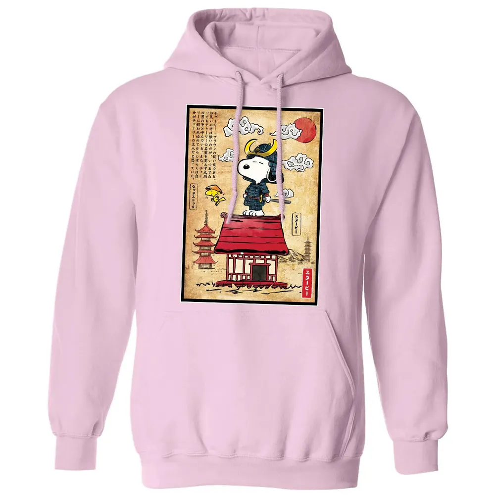 Beagle Samurai in Japan Classic Unisex Hoodie - 3
