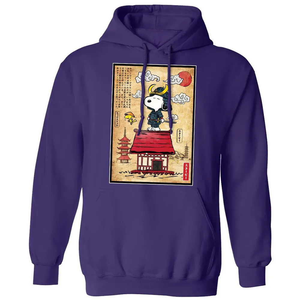Beagle Samurai in Japan Classic Unisex Hoodie - 6