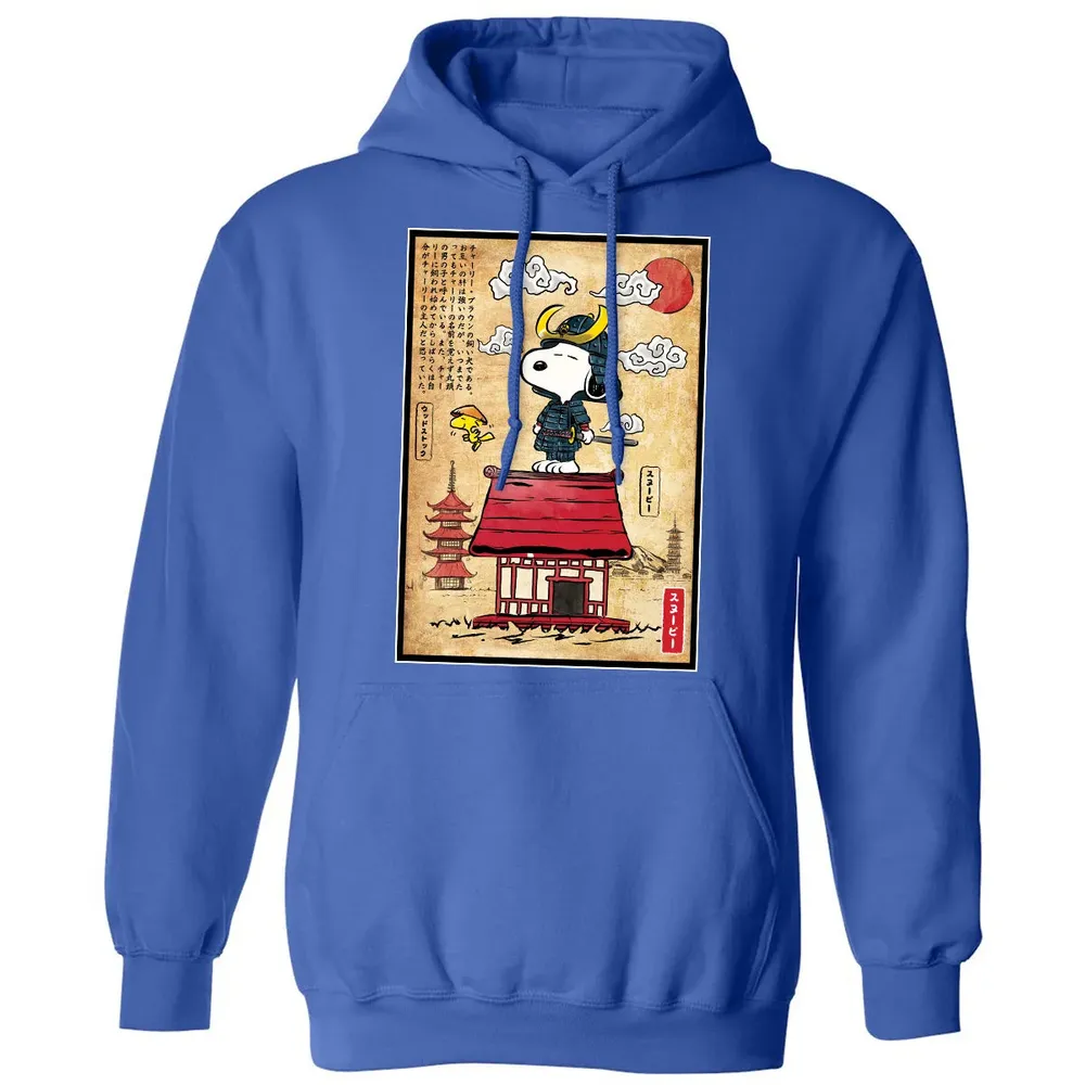 Beagle Samurai in Japan Classic Unisex Hoodie - 9