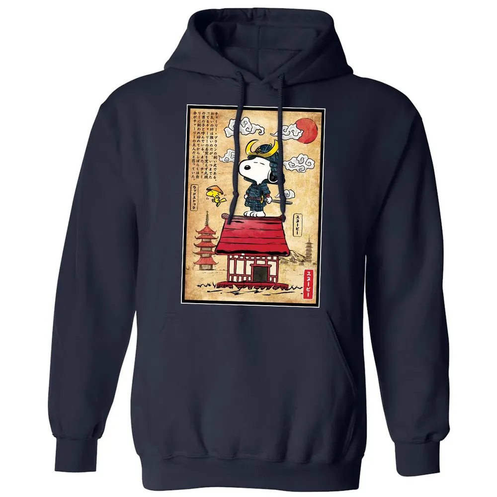 Beagle Samurai in Japan Classic Unisex Hoodie - 2