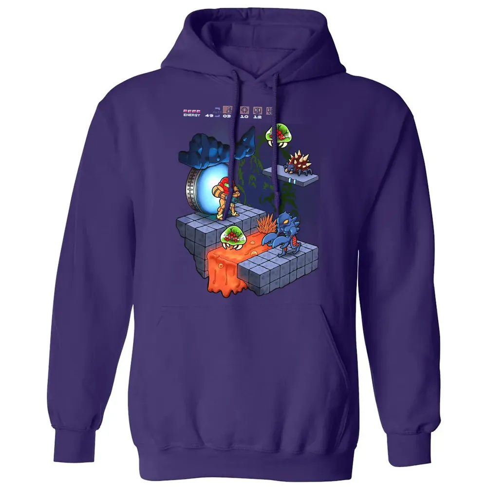Metroid Isometric Classic Unisex Hoodie - 6