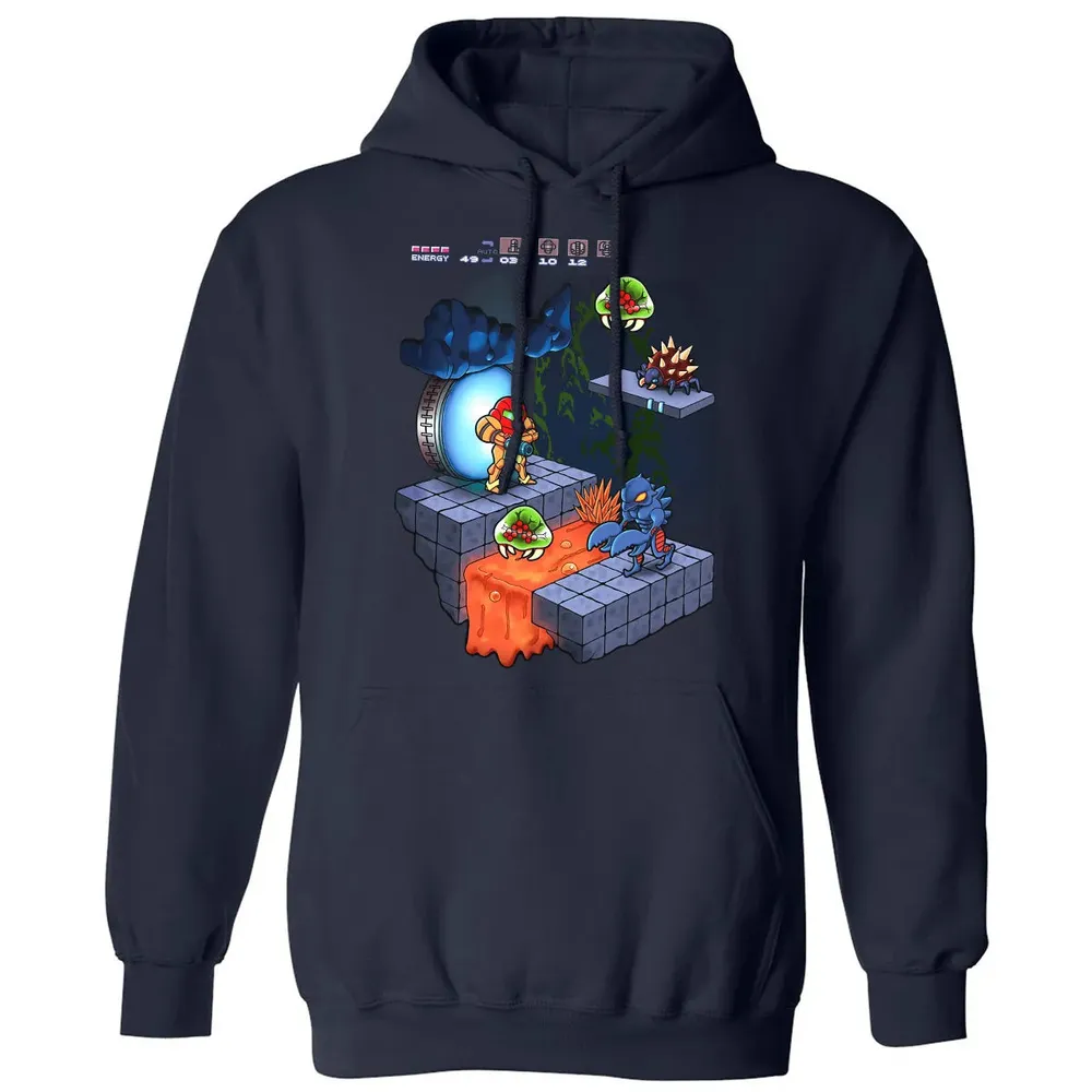 Metroid Isometric Classic Unisex Hoodie - 2