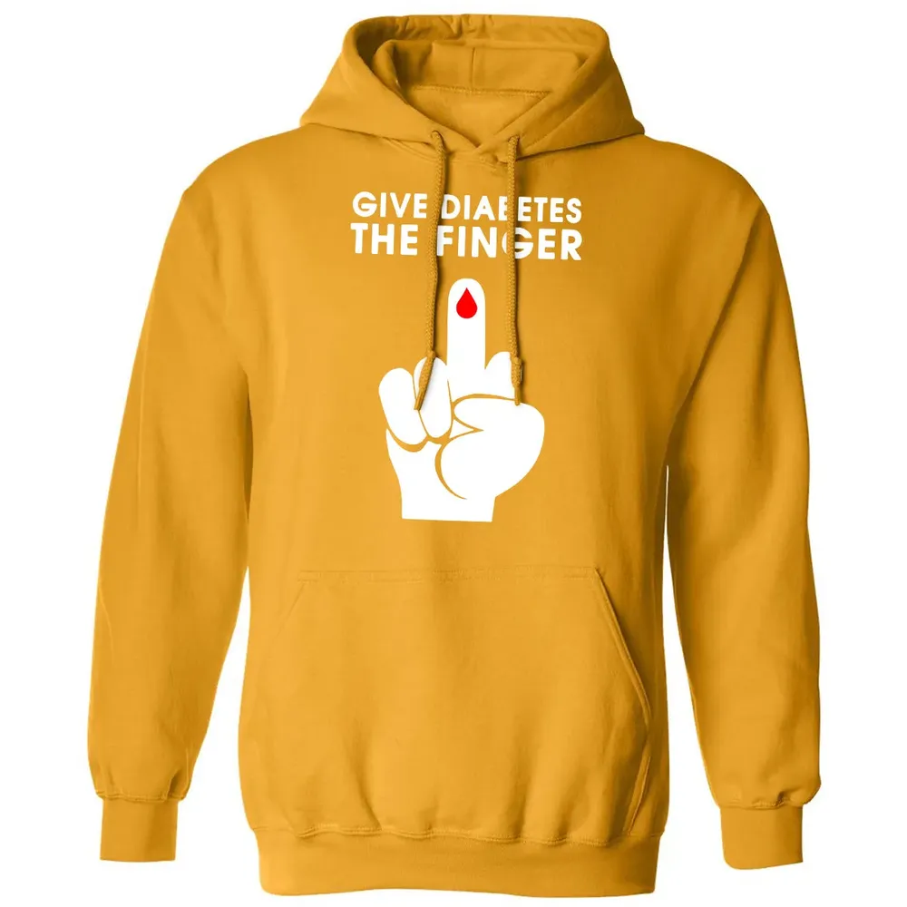 Give Diabetes The Finger Classic Unisex Hoodie - 12