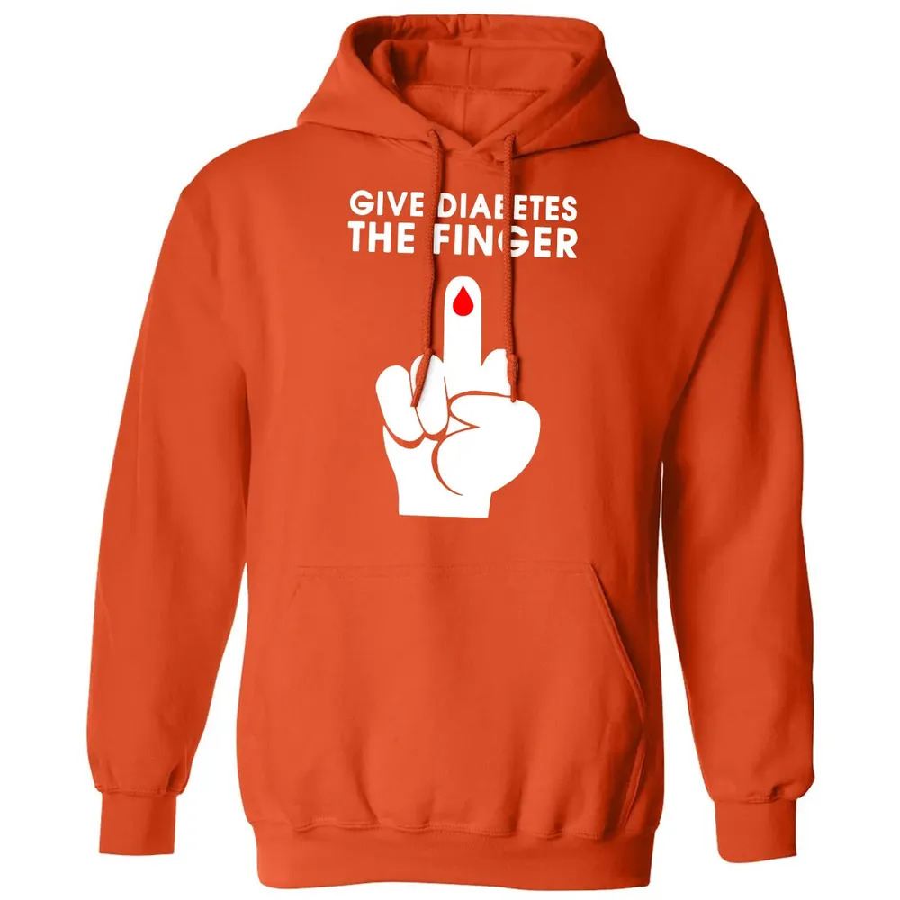 Give Diabetes The Finger Classic Unisex Hoodie - 10