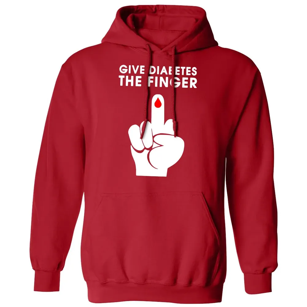 Give Diabetes The Finger Classic Unisex Hoodie - 5