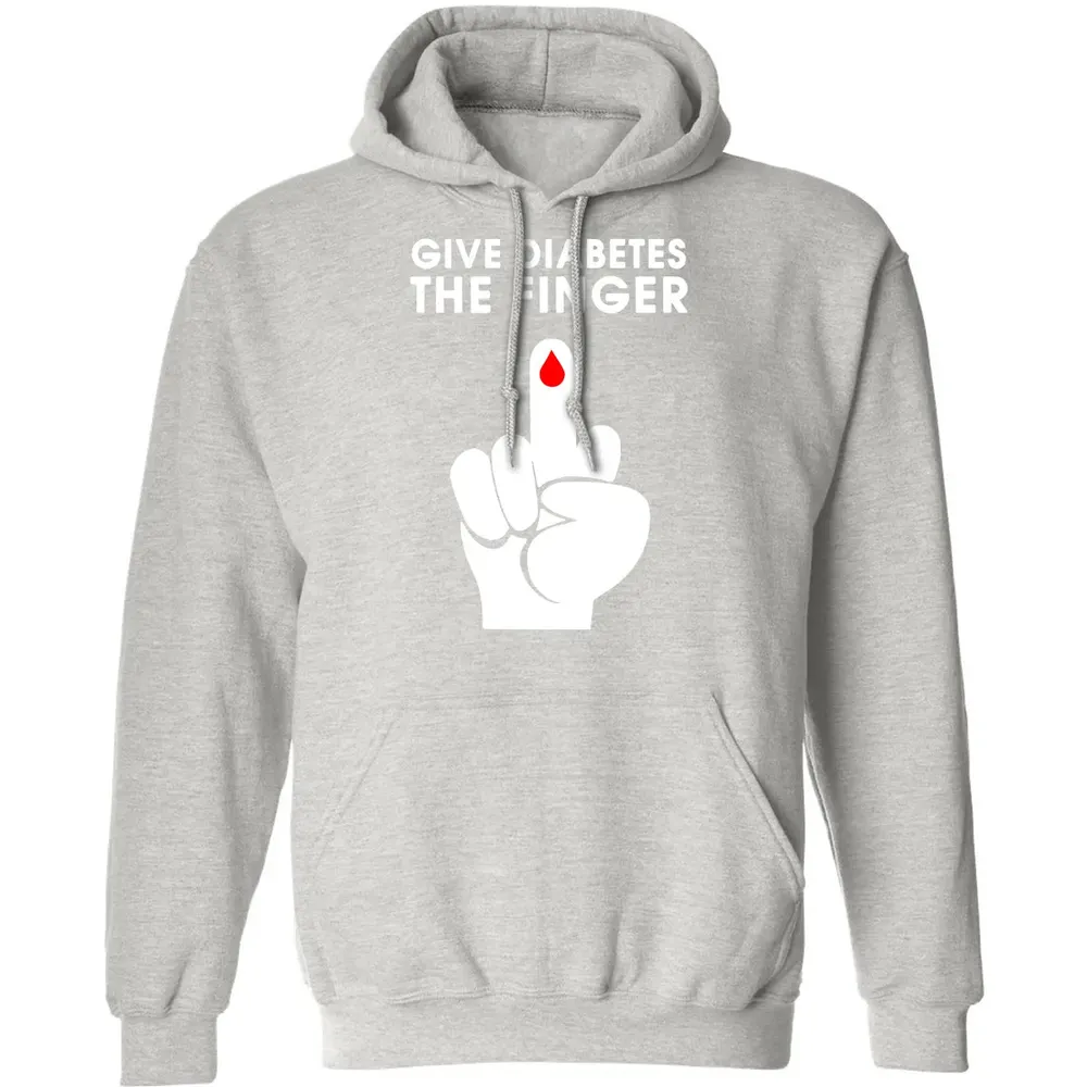 Give Diabetes The Finger Classic Unisex Hoodie - 8
