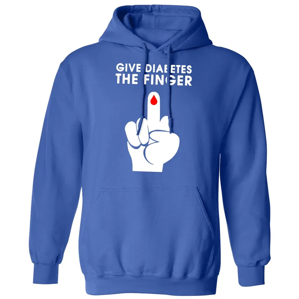 Give Diabetes The Finger Classic Unisex Hoodie - 9