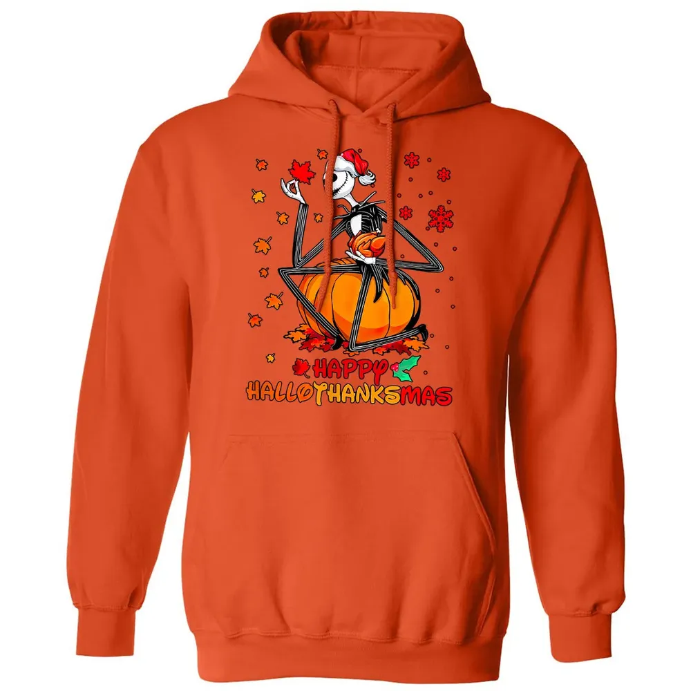 Happy HalloThanksMas Classic Unisex Hoodie - 10