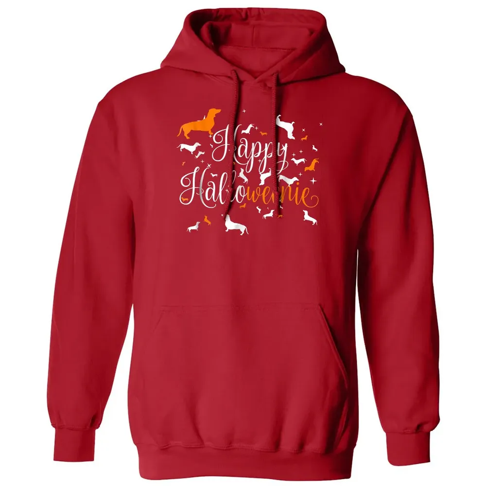 Happy Halloweenie Dachshund Classic Unisex Hoodie - 5