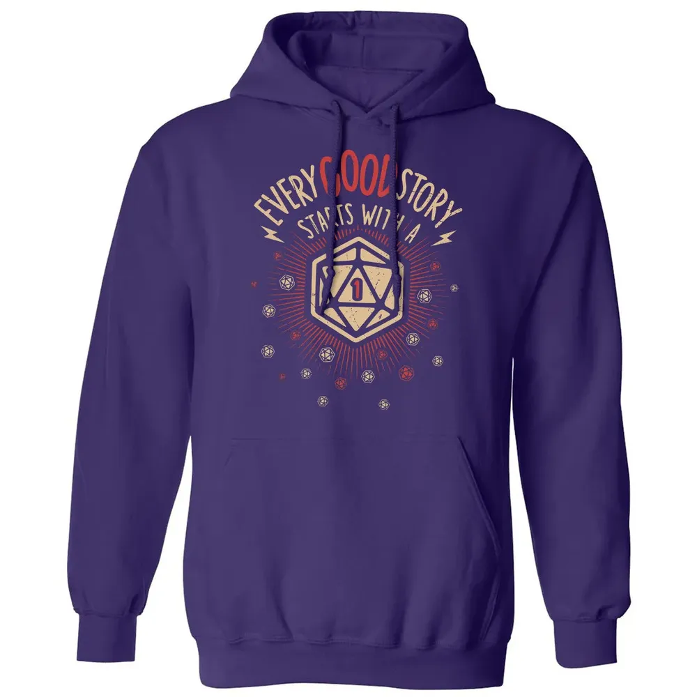 Good Story Starts With A 1 Classic Unisex Hoodie - 6