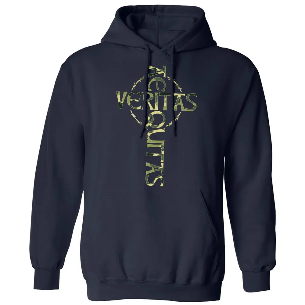 Veritas Aequitas Camo Cross Classic Unisex Hoodie - 2
