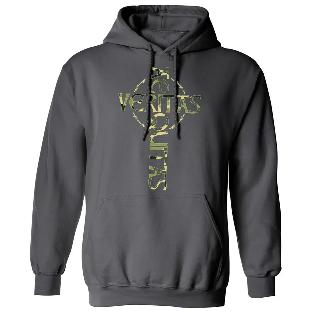 Veritas Aequitas Camo Cross Classic Unisex Hoodie - 7